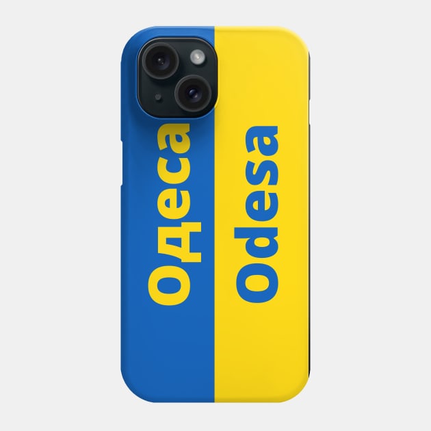 Odesa City in Ukraine Flag Phone Case by aybe7elf