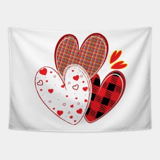 Valentines Day Cute Love Hearts Tapestry