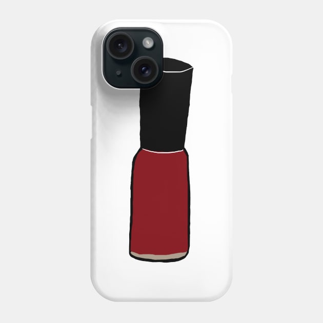 Red Nail Polish Phone Case by JadedAlice