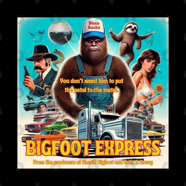 Bigfoot Express Movie Poster 1 by Woodpile