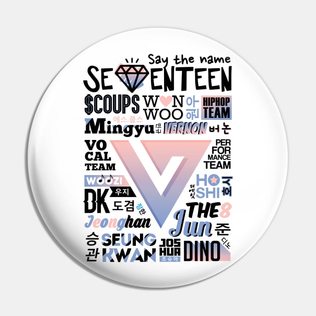 SEVENTEEN FONT COLLAGE 2 Pin by skeletonvenus