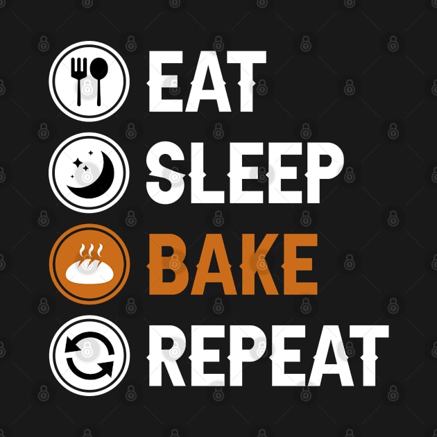 Eat Sleep Bake Repeat by rainoree