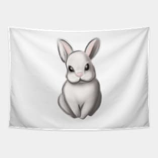 Cute Rabbit Drawing Tapestry