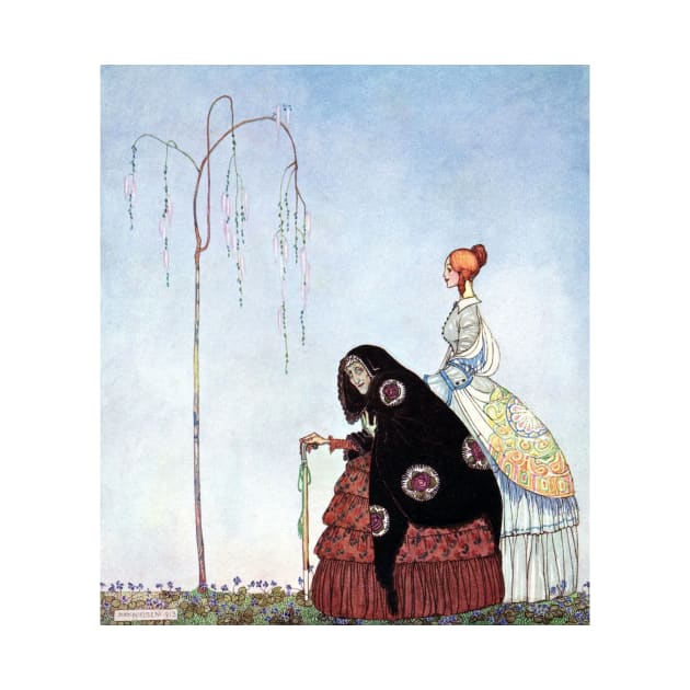 The Old Woman by Kay Nielsen by vintage-art