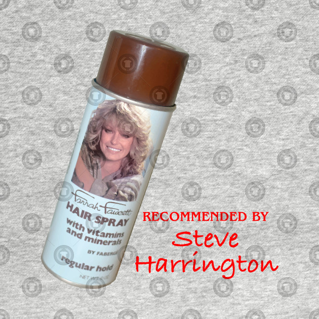 Steve Harrington Hair Spray Stranger Things Kids Hoodie
