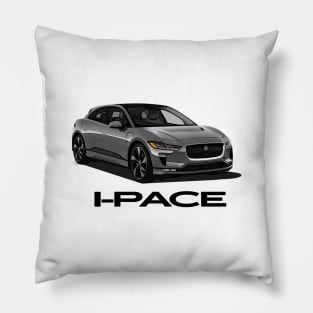 Jaguar I-Pace Grey Pillow