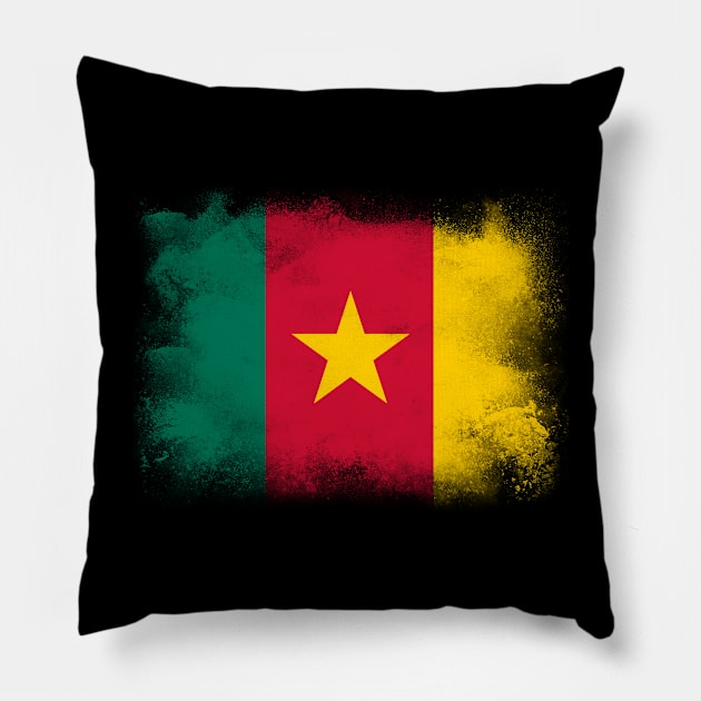 Cameroon Flag Pillow by psychoshadow