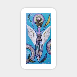 OPTIMYSTIC GODDESS ANGEL by Harriette Knight Magnet