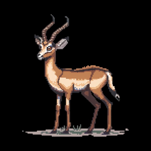 16-Bit Gazelle by Animal Sphere