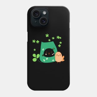 on St. Patrick’s Day bird bag Phone Case