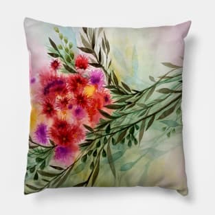 Wave of Flowers Pillow