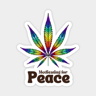 Peace - Weed Leaf Magnet