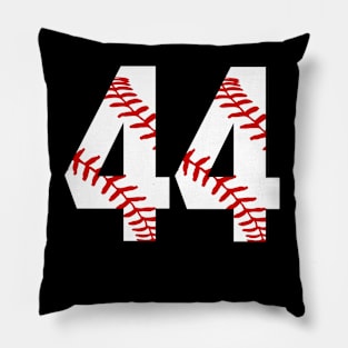 Baseball Number 44 #44 Baseball Shirt Jersey Favorite Player Biggest Fan Pillow