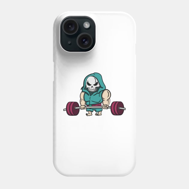 Undead Deadlift Phone Case by Brianjstumbaugh