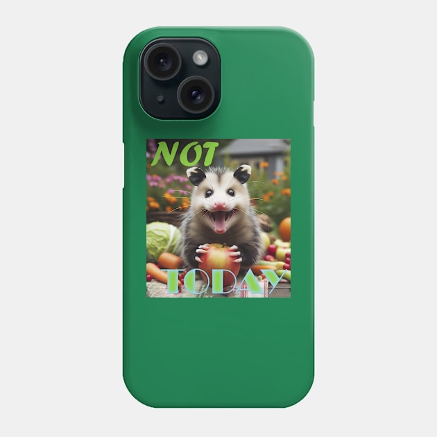 Joyful Opossum Phone Case by BukovskyART