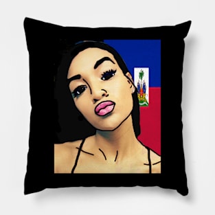 Haitian Beauty Queen 2023 Pillow