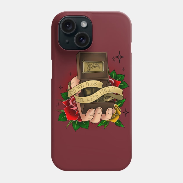 Jacob Seed Traditional Tattoo Phone Case by Apricitas Art