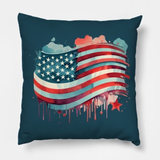 USA Flag Pillow