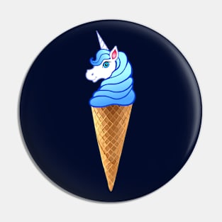 Magical Blue Unicone Ice Cream Pin