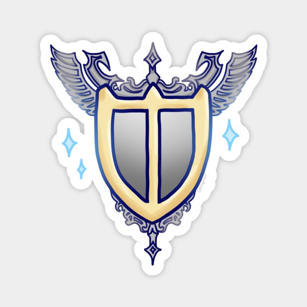 Paladin Icon FFXIV Magnet by Serapheir