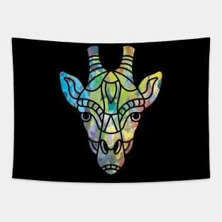 Cool giraffes colorful tshrit Tapestry