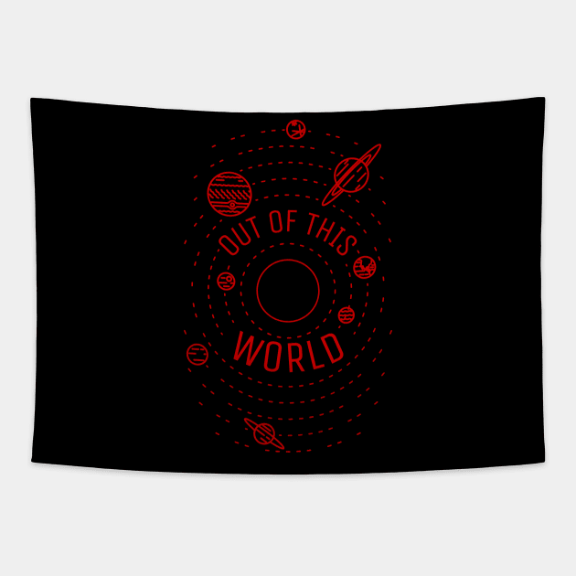 out of this world Tapestry by crazytshirtstore