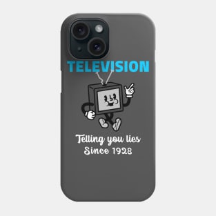 Retro Television Tells You Lies Phone Case