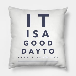 optometrist have a good day Pillow