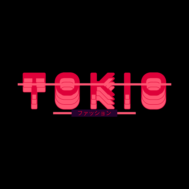 Tokio Japan Neon Retro Font by retrohub