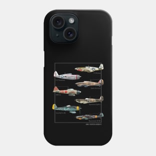 WW2 Fighter Aircraft Warbirds Phone Case