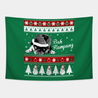 Christmas Ugly Bah Humpug Tapestry