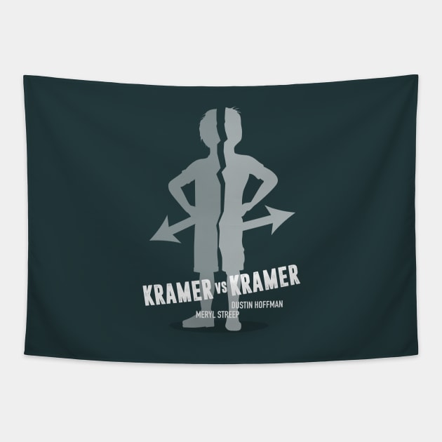 Kramer vs Kramer - Alternative Movie Poster Tapestry by MoviePosterBoy