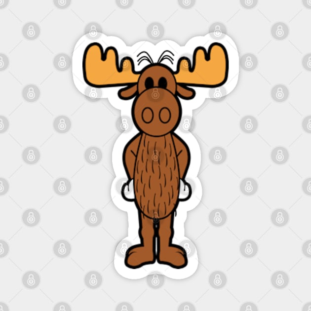 Bullwinkle Magnet by mighty corps studio