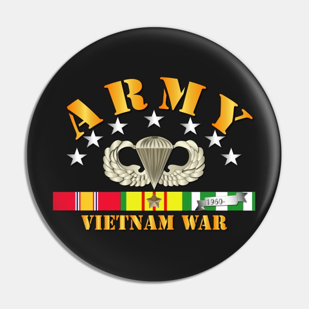Vietnam War w SVC Ribbons w Abn Pin by twix123844