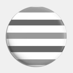 Dark light grey white stripes pattern Pin