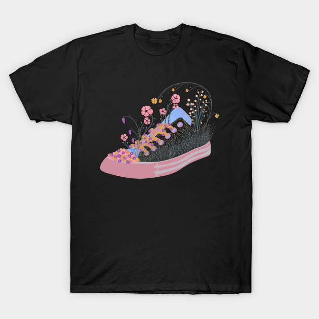 makkelijk te gebruiken Wiskundige Maestro Converse in Bloom - multi - Sneakers Lovers - T-Shirt | TeePublic