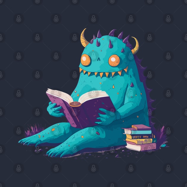 Happy Reader Monster by Poge