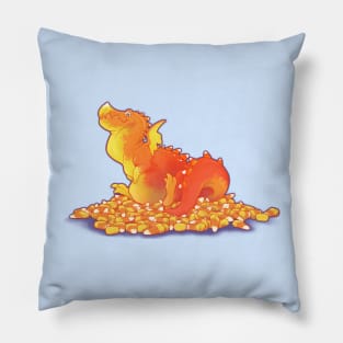 Candy Corn Dragon Pillow