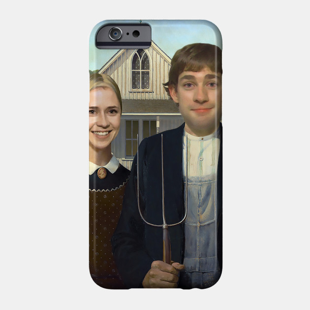 Jim And Pam From The Office In American Gothic The Office Us