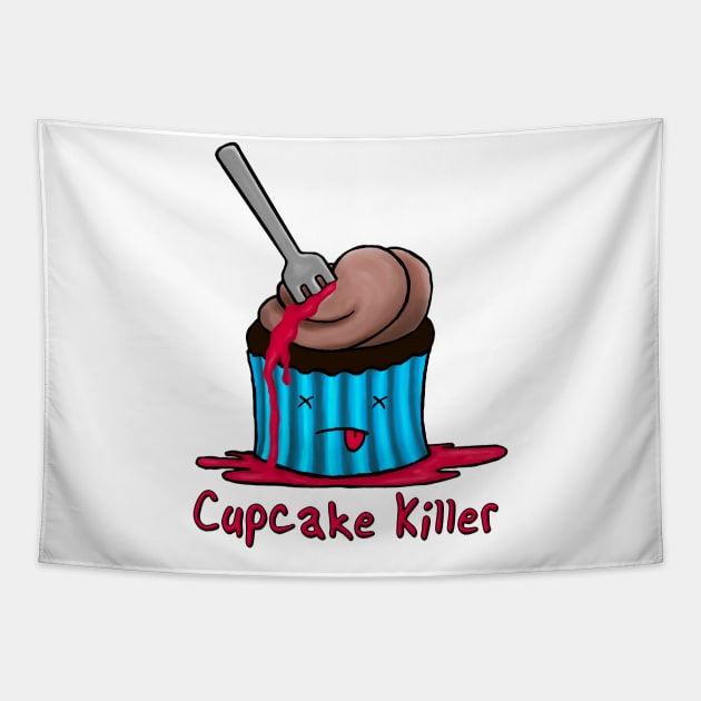 Cupcake Killer Tapestry by TheBlueNinja