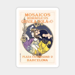 Mosaicos Hidráulicos Òrsola Solá y Cia. 1898 Magnet