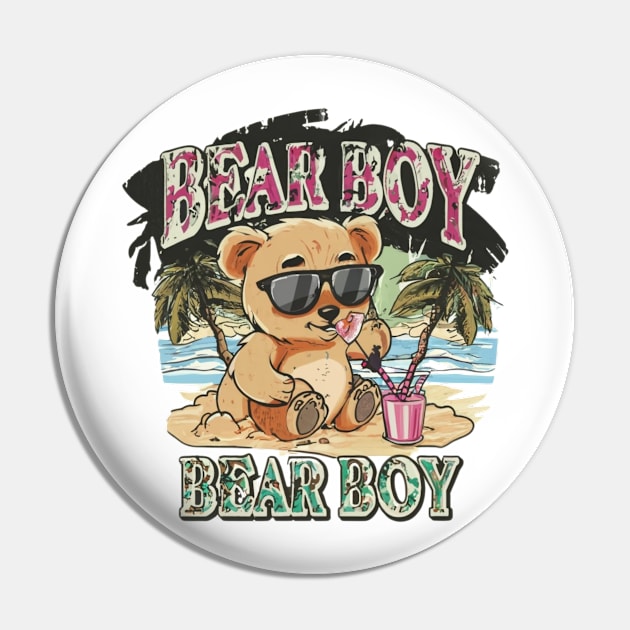 Bear Boy Pin by Abeer Ahmad