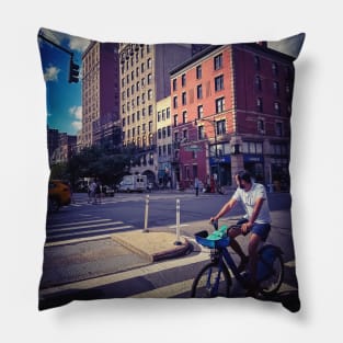 Lincoln Square Upper West Side Manhattan NYC Pillow