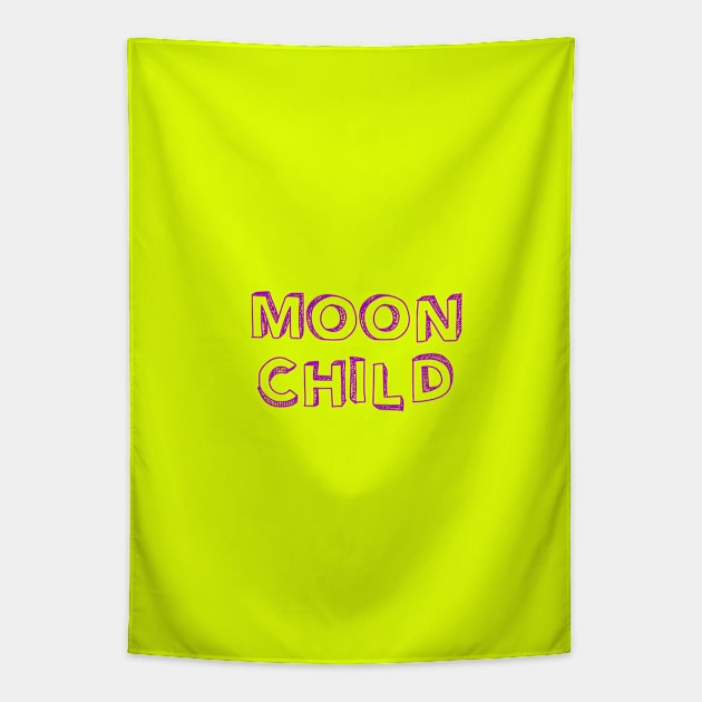 Moon child Tapestry by thedesignleague