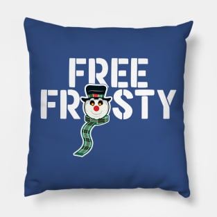 Free Frosty Snoman Head Pillow