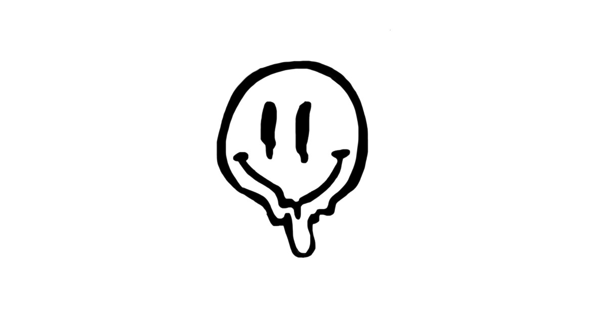 Размытые смайлики рисунок