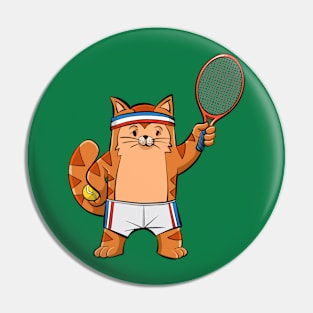 Tennis Cat Pin