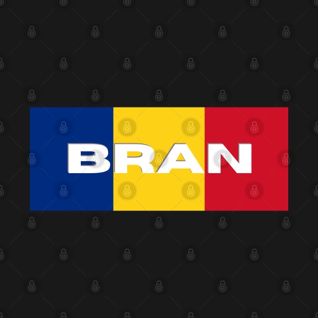 Bran City in Romanian flag by aybe7elf