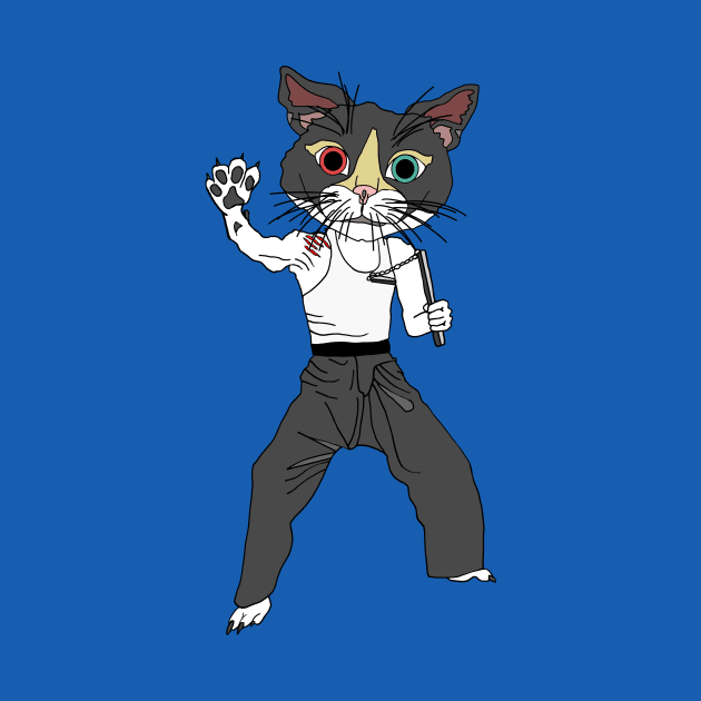 Karate Cat by notsniwart