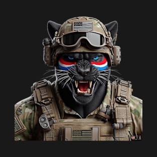 Patriot Panther by focusln T-Shirt